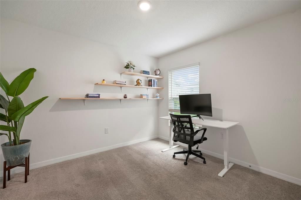 Home Office, Interior, Recessed Lighting