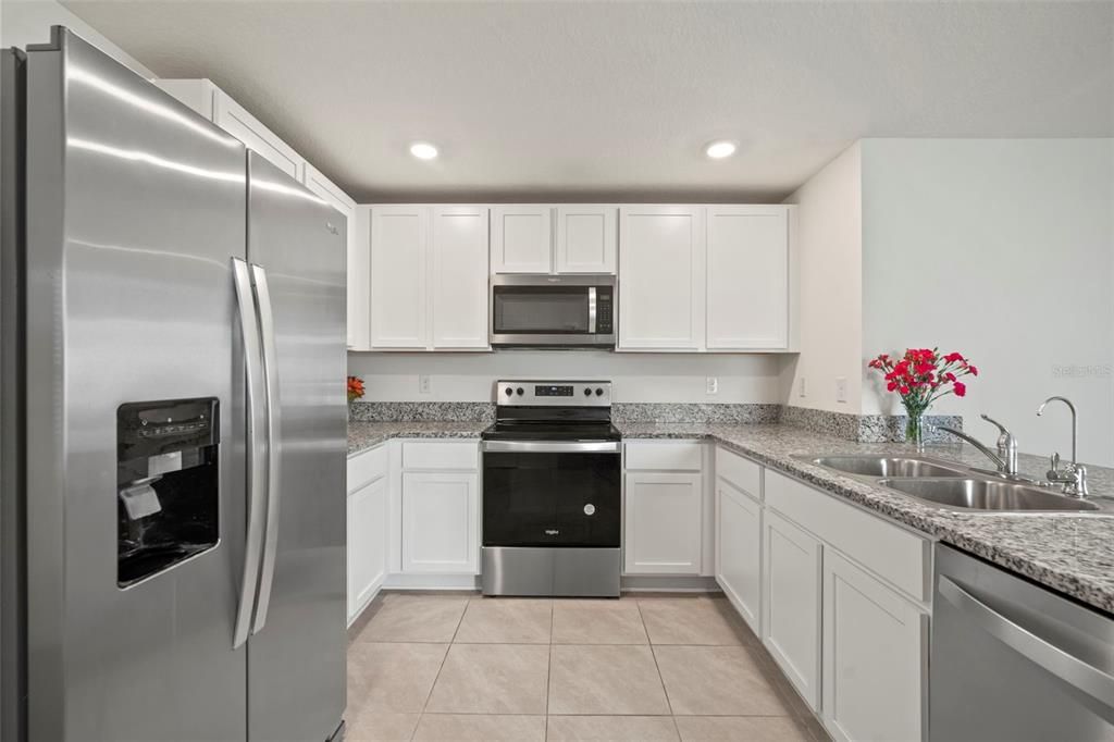 Interior, Kitchen, Recessed Lighting, Stainless Steel Appliances