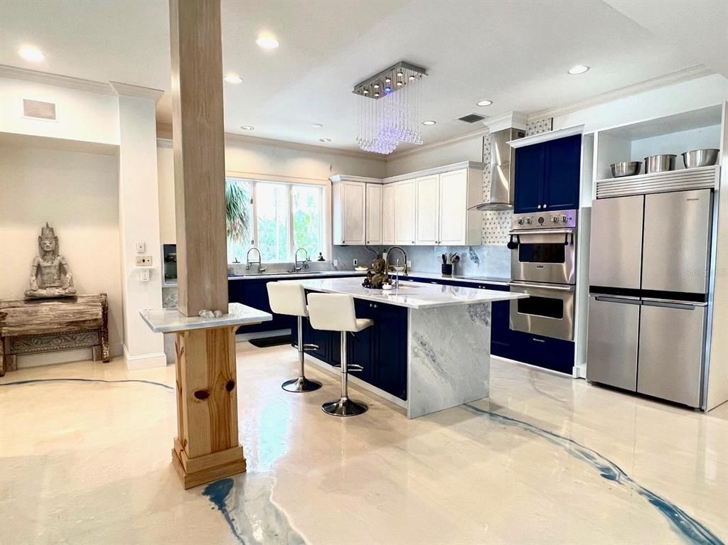 Interior, Kitchen, Recessed Lighting, Stainless Steel Appliances