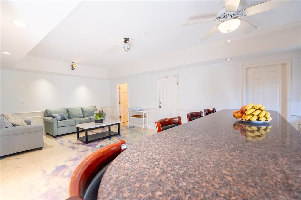 Dining room, Interior, Living room, Recessed Lighting