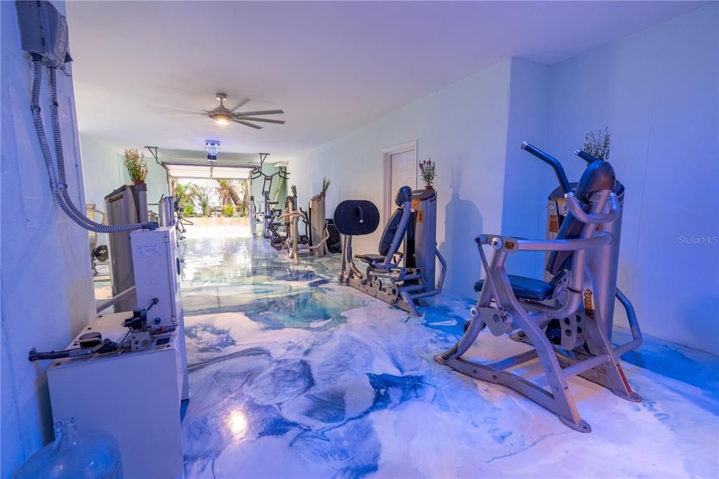 Fitness Equipment, Interior, Marble, Pool