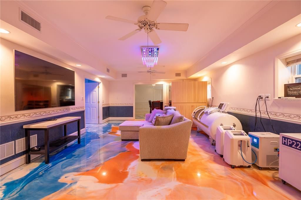 Chandelier, Interior, Living room, Recessed Lighting