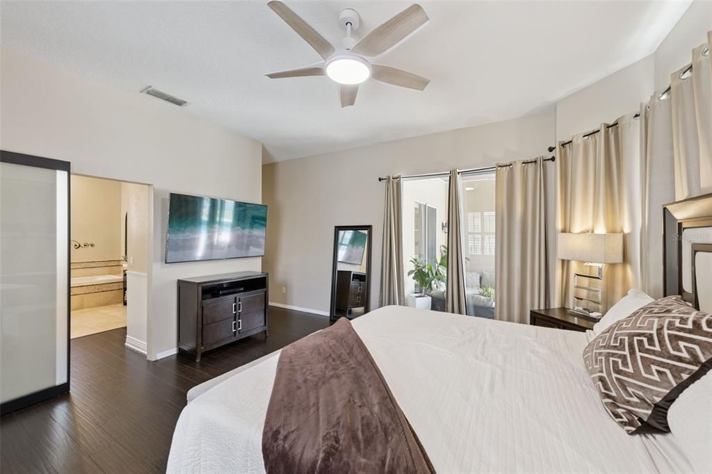 Bedroom, Interior, Wood Texture Flooring
