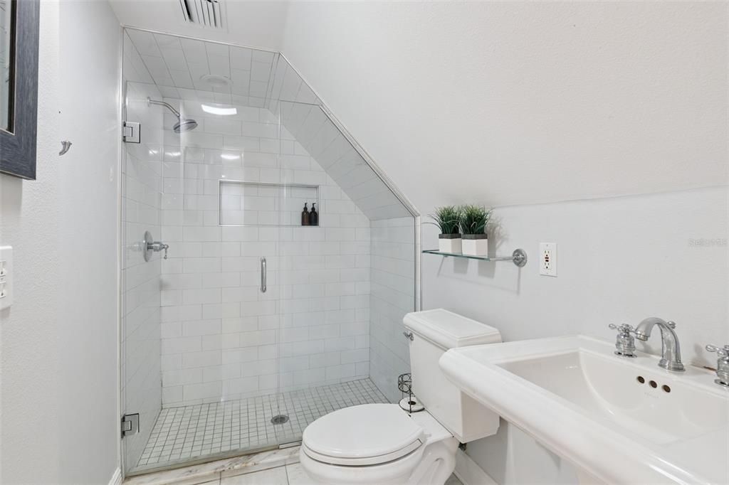 Bathroom, Glass Shower, Interior