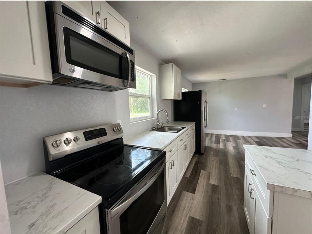 Interior, Kitchen, Wood Texture Flooring