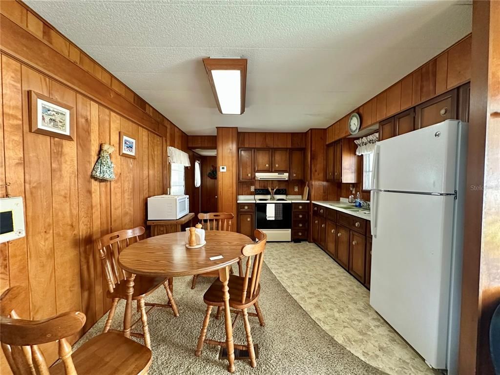 Dining room, Interior, Kitchen, Wooden Walls