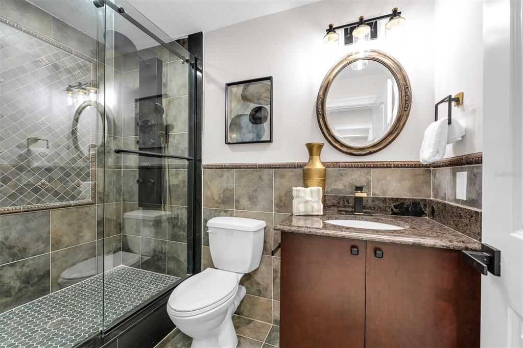 Bathroom, Glass Shower, Interior