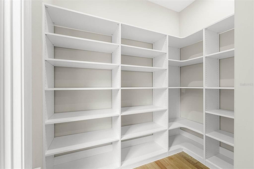 Interior, Walk-in Closets, Wood Texture Flooring
