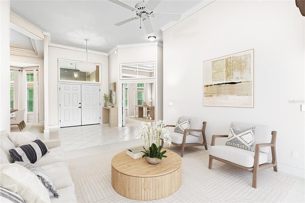 Interior, Living room, Pendant Lights
