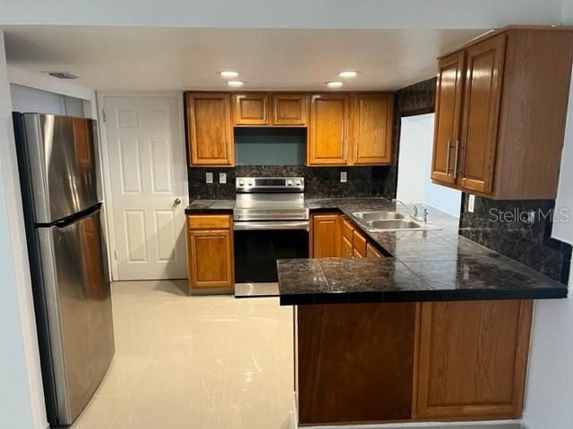 Interior, Kitchen, Recessed Lighting, Stainless Steel Appliances