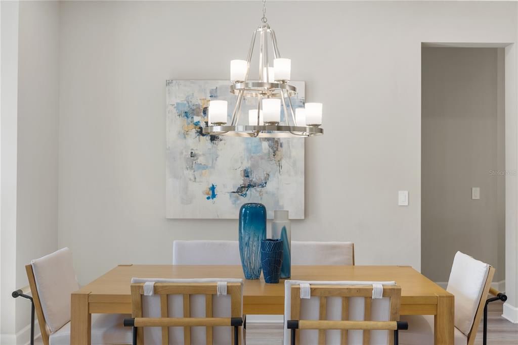 Chandelier, Dining room, Interior