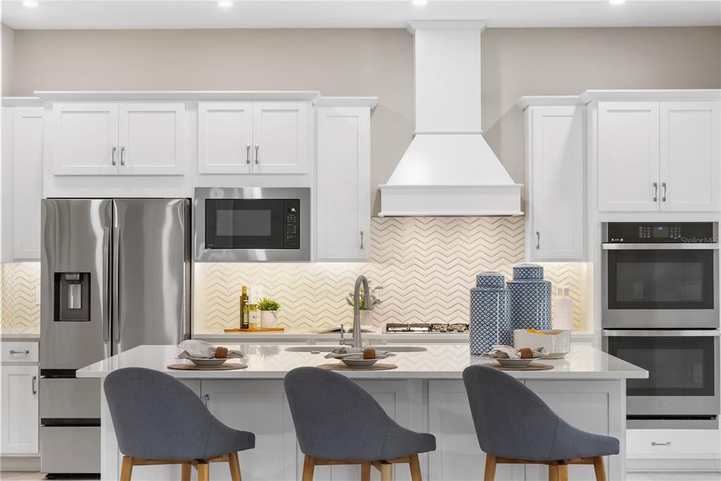 Interior, Kitchen, Recessed Lighting, Stainless Steel Appliances