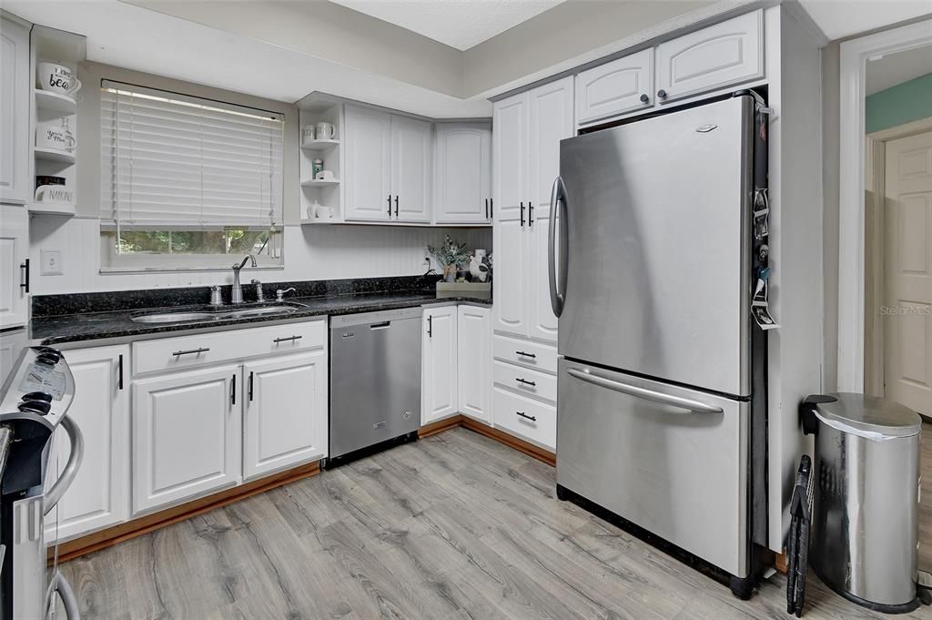 Interior, Kitchen, Wood Texture Flooring
