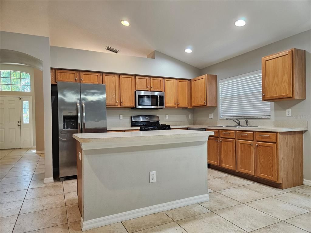 Interior, Kitchen, Recessed Lighting, Stainless Steel Appliances