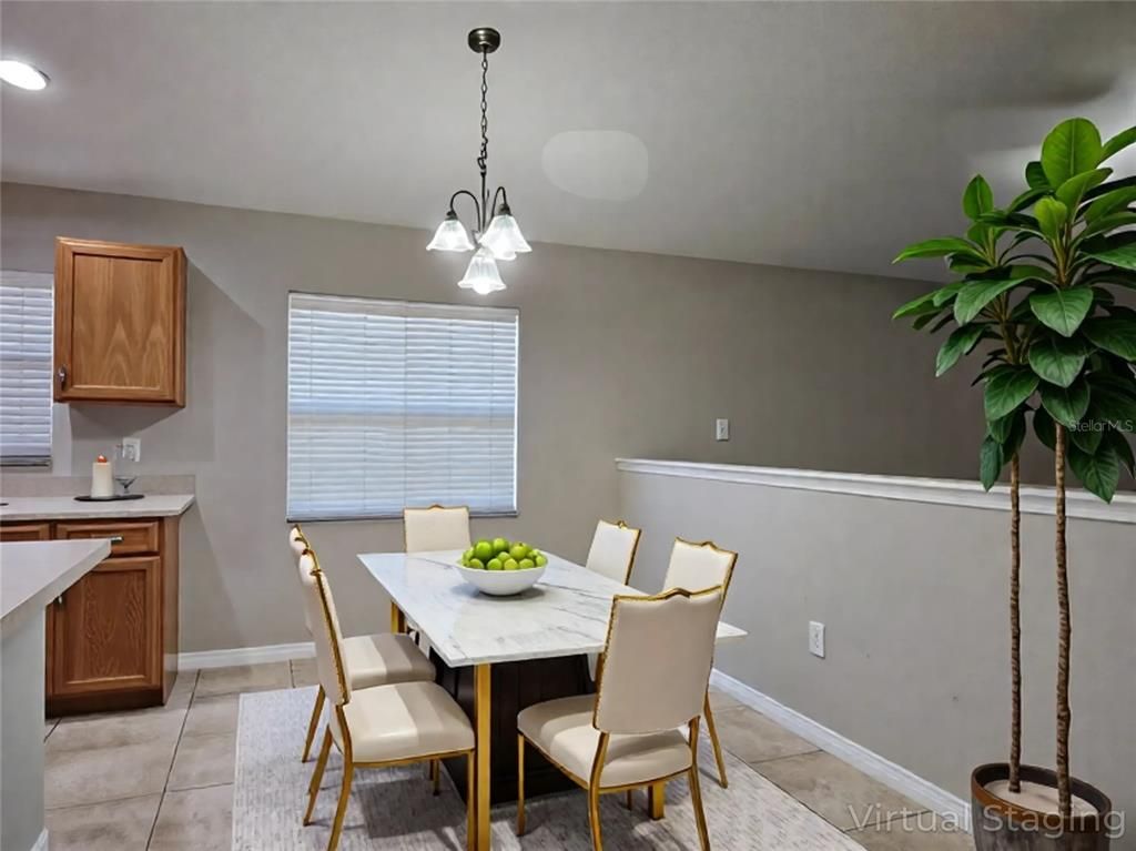 Dining room, Interior, Pendant Lights, Recessed Lighting