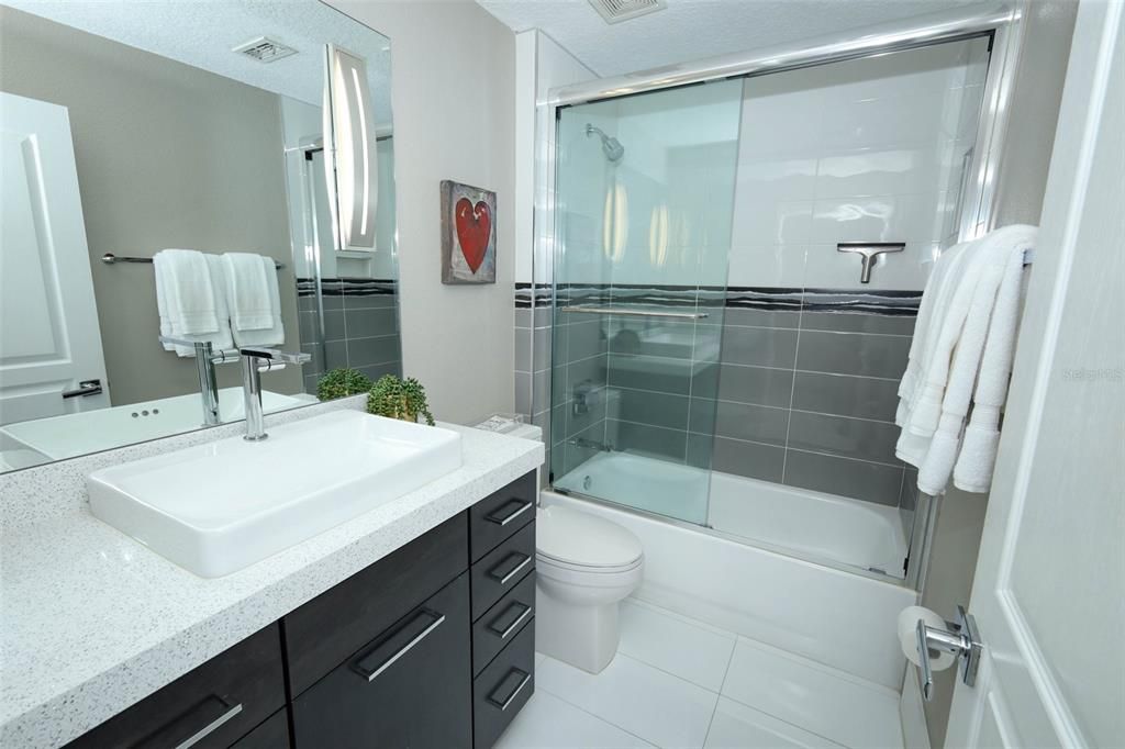 Bathroom, Glass Shower, Interior