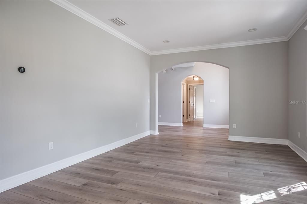 Empty room, Interior, Wood Texture Flooring