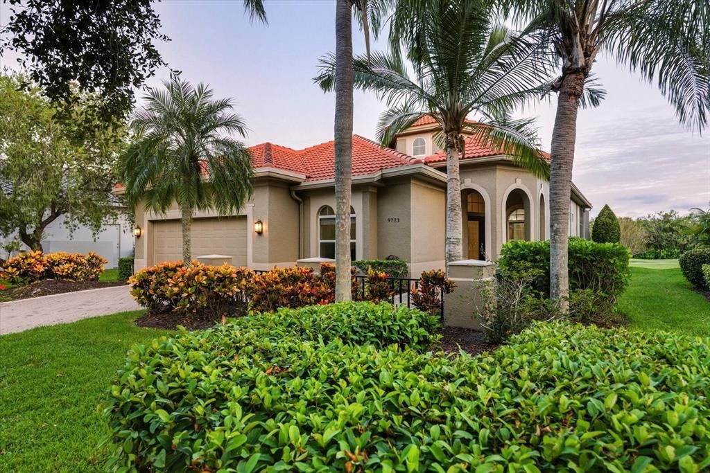 Attached, Backyard, Exterior, Facade, Mediterranean