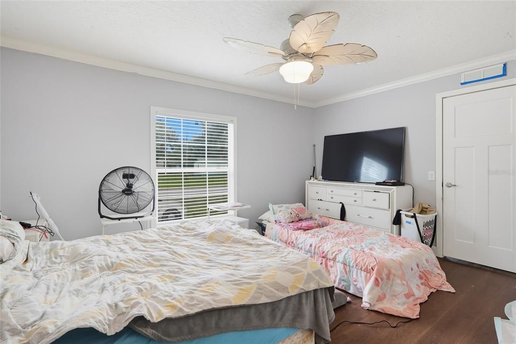 Bedroom, Interior, Wood Texture Flooring
