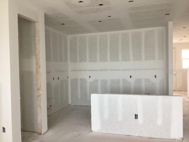 Empty room, Interior, Recessed Lighting