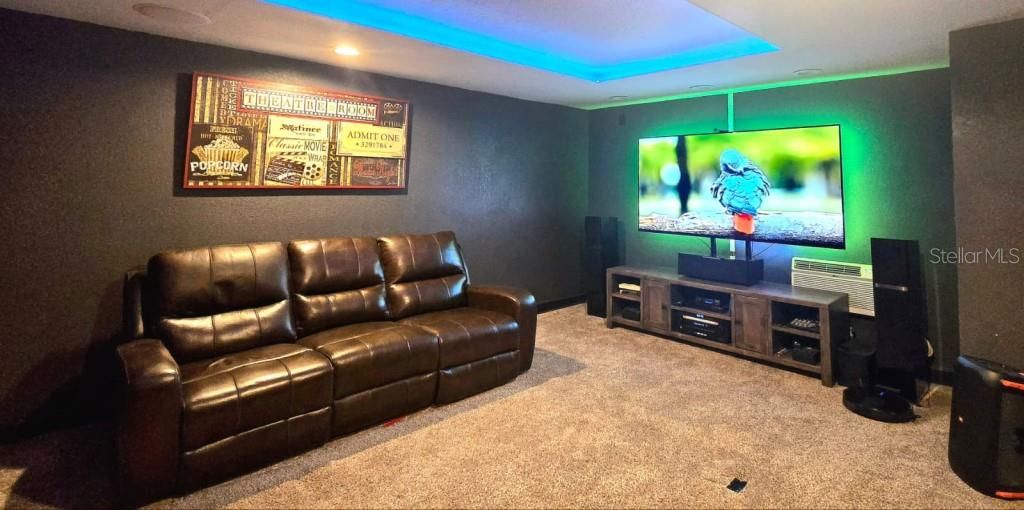 Interior, Recessed Lighting, Theatre Room
