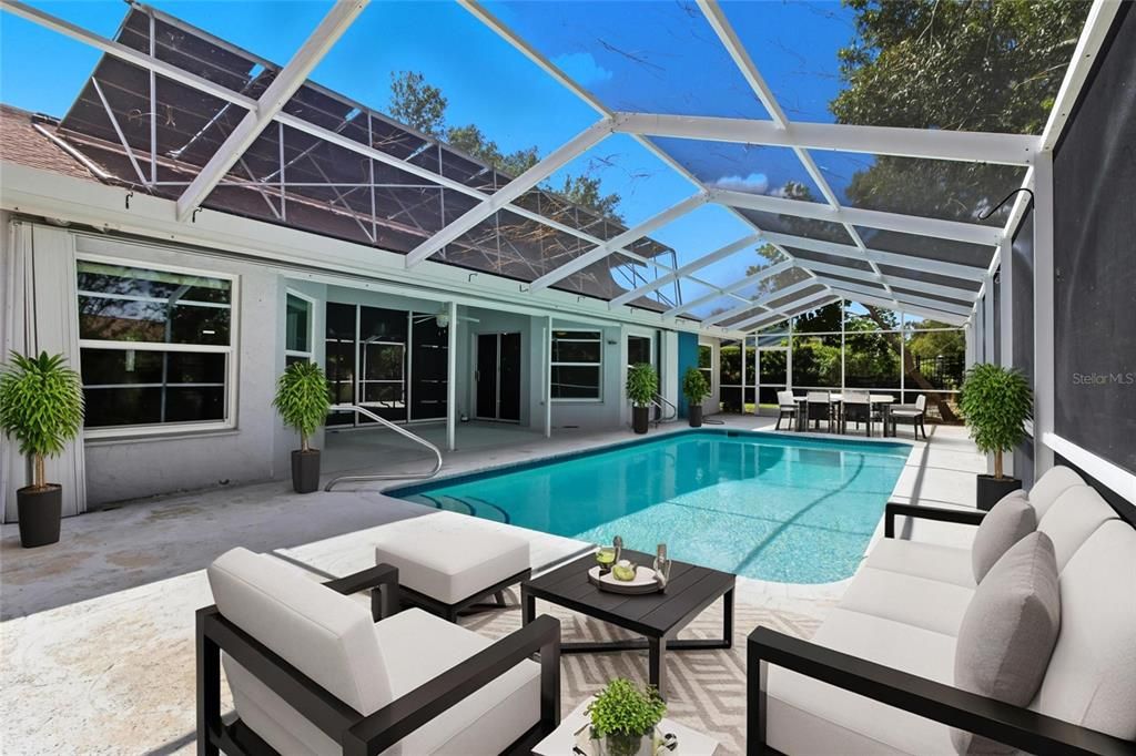 Glass Ceilings, Interior, Pool, Sun Room