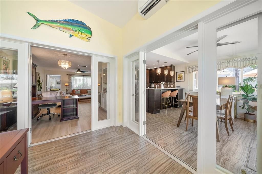 Chandelier, Dining room, Interior, Kitchen, Pendant Lights, Wood Texture Flooring