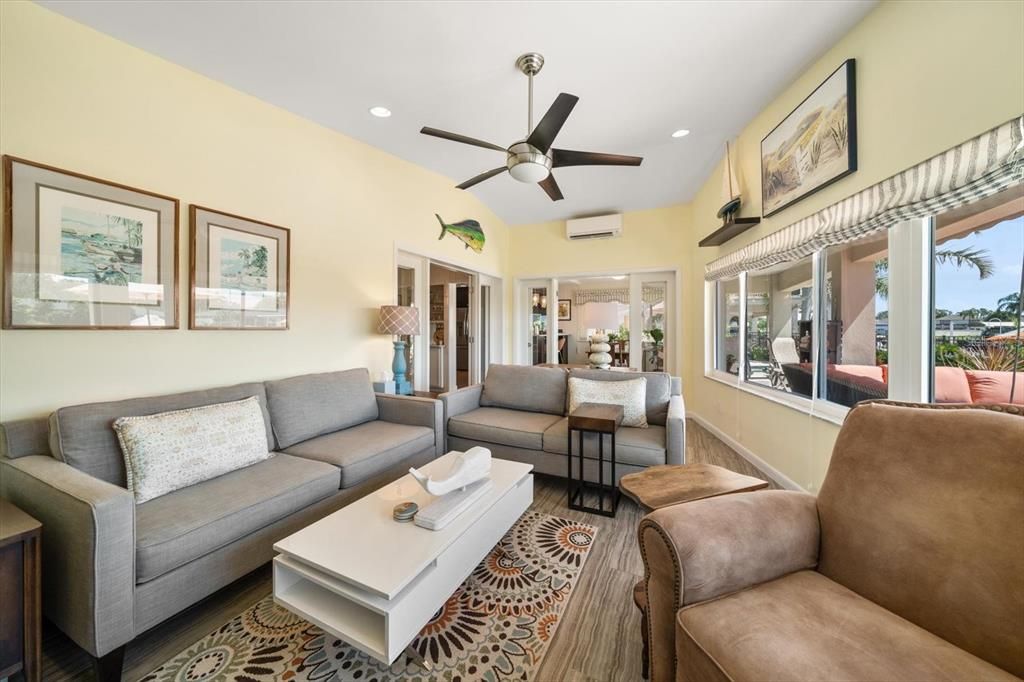 Interior, Living room, Recessed Lighting