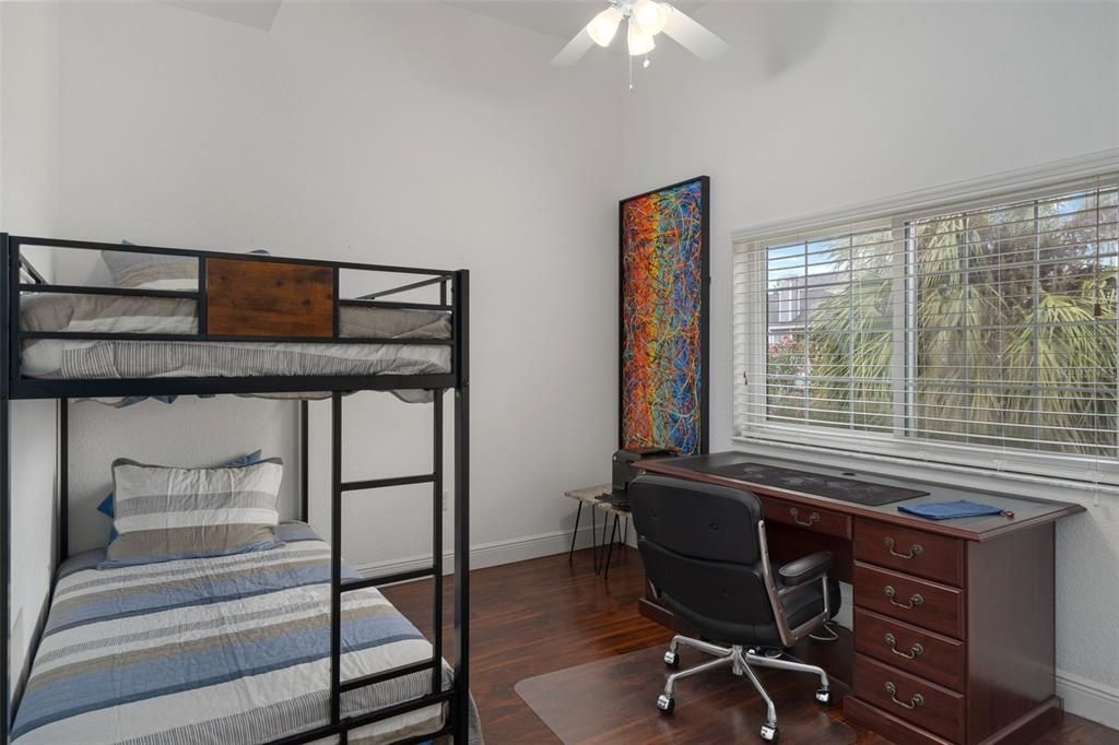 Bedroom, Home Office, Interior, Wood Texture Flooring