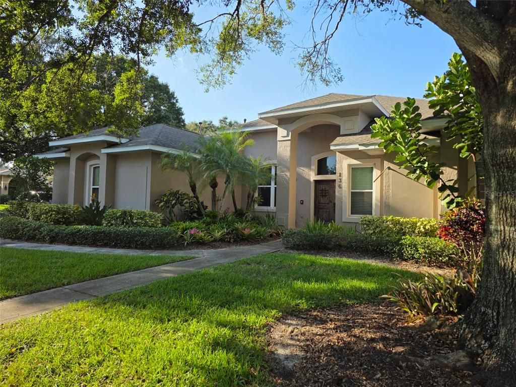 Backyard, Exterior, Facade, Mediterranean