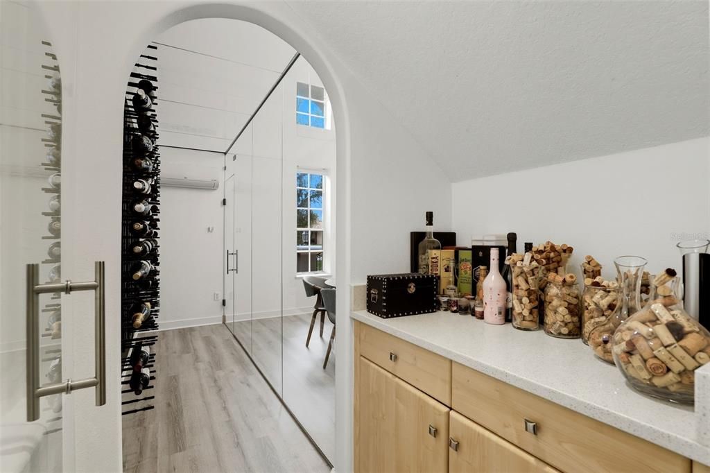 Interior, Wine Storage, Wood Texture Flooring