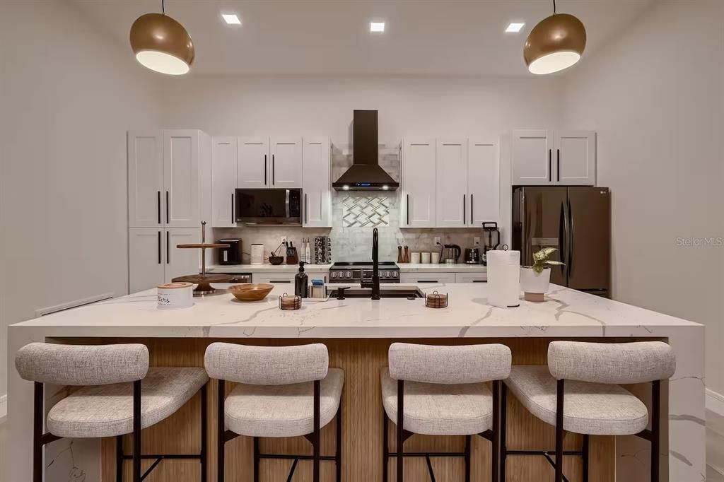 Interior, Kitchen, Pendant Lights, Recessed Lighting