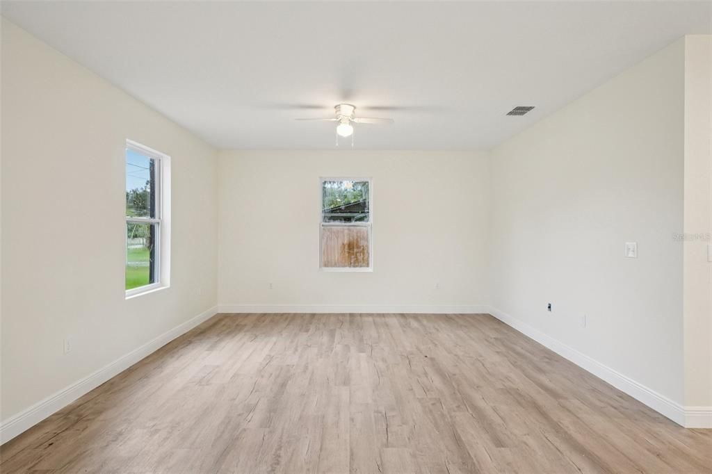 Empty room, Interior, Wood Texture Flooring