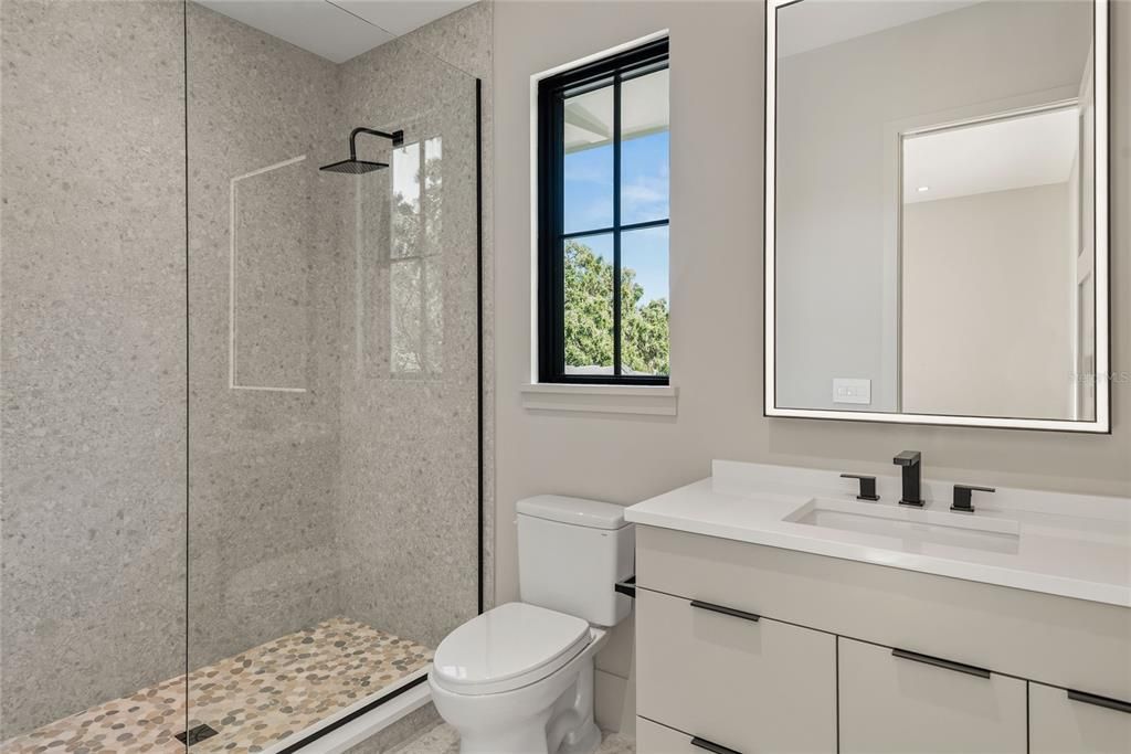 Bathroom, Glass Shower, Interior