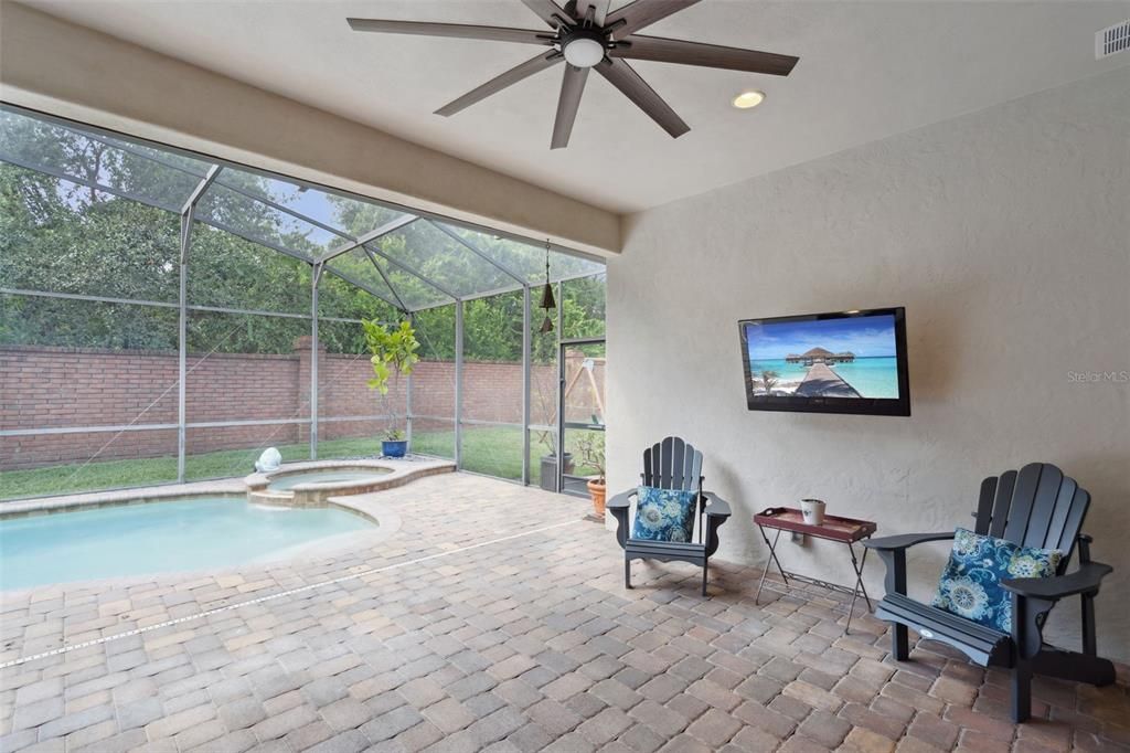 Glass Ceilings, Interior, Pool, Recessed Lighting, Sun Room