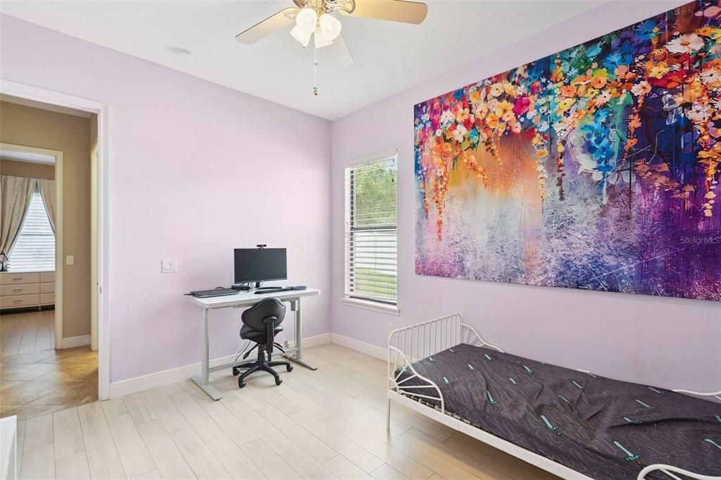 Home Office, Interior, Wood Texture Flooring