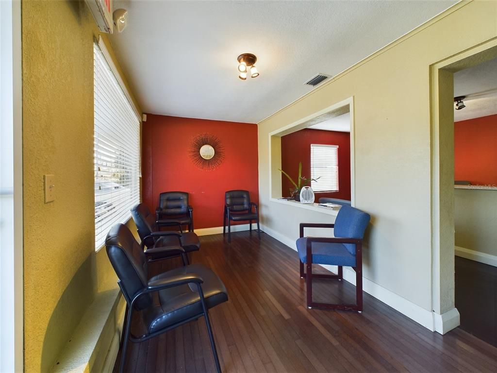 Home Theatre Room, Interior, Wood Texture Flooring
