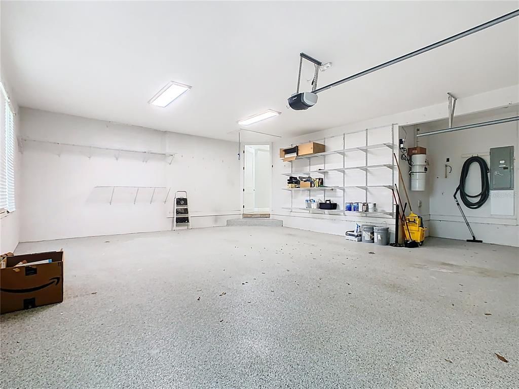 Garage, Interior, Recessed Lighting