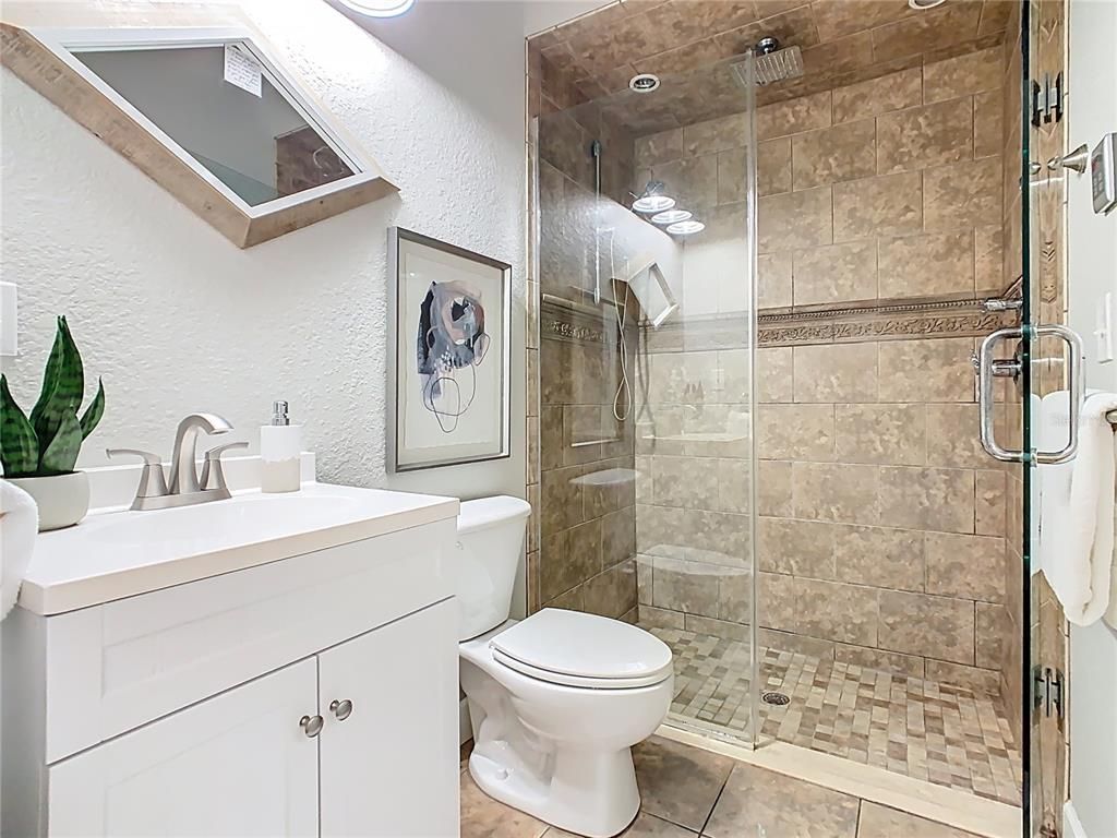 Bathroom, Glass Shower, Interior