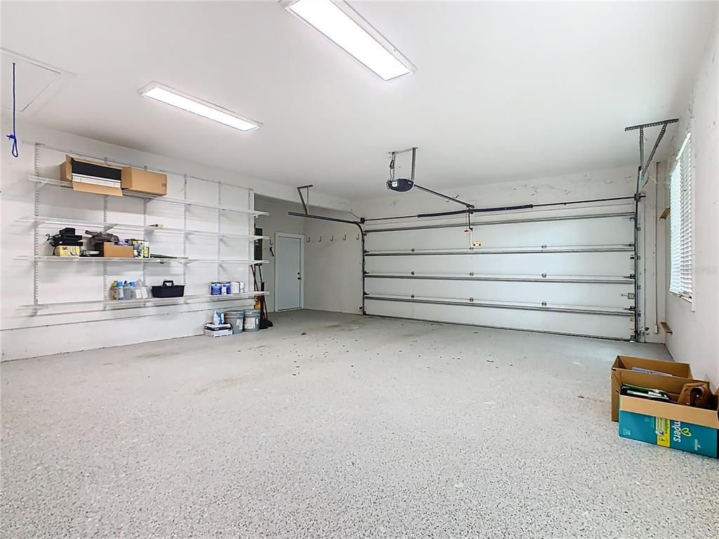 Garage, Interior, Recessed Lighting