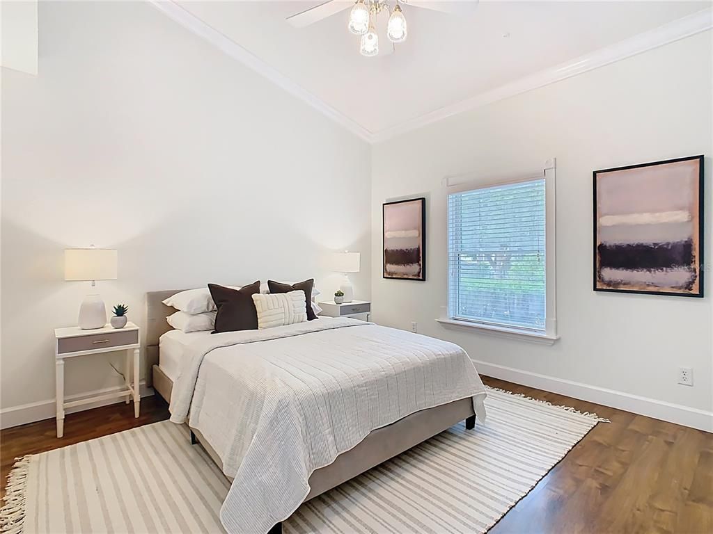 Bedroom, Interior, Wood Texture Flooring