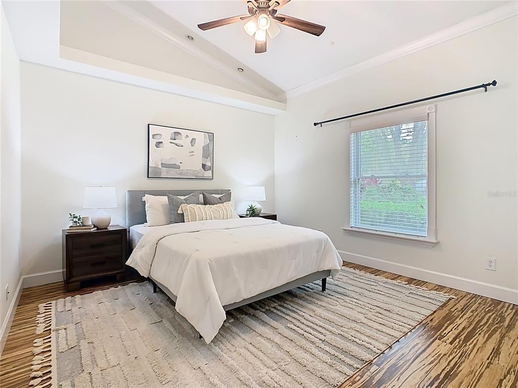 Bedroom, Interior, Wood Texture Flooring