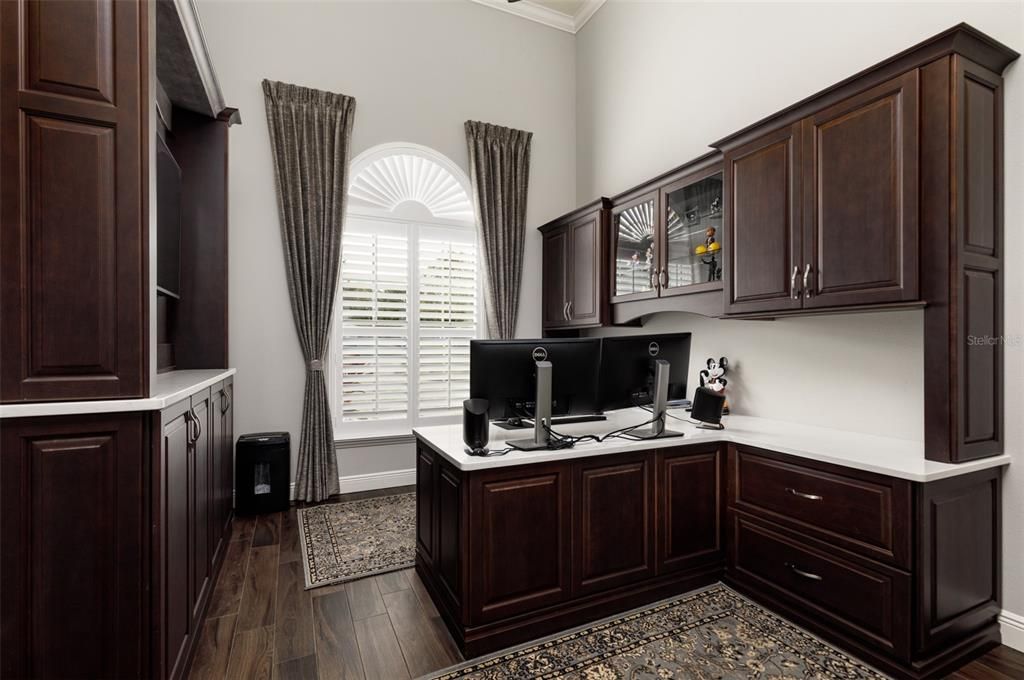 Home Office, Interior, Wood Texture Flooring