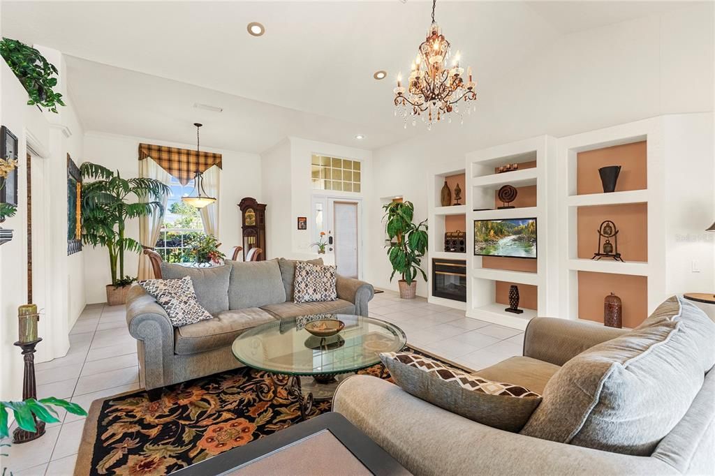 Chandelier, Interior, Living room, Pendant Lights, Recessed Lighting