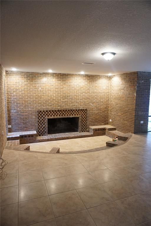 Fireplace, Interior, Stone Walls