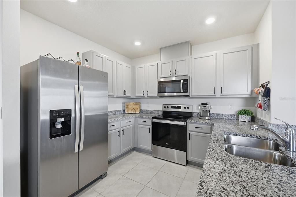 Interior, Kitchen, Recessed Lighting, Stainless Steel Appliances