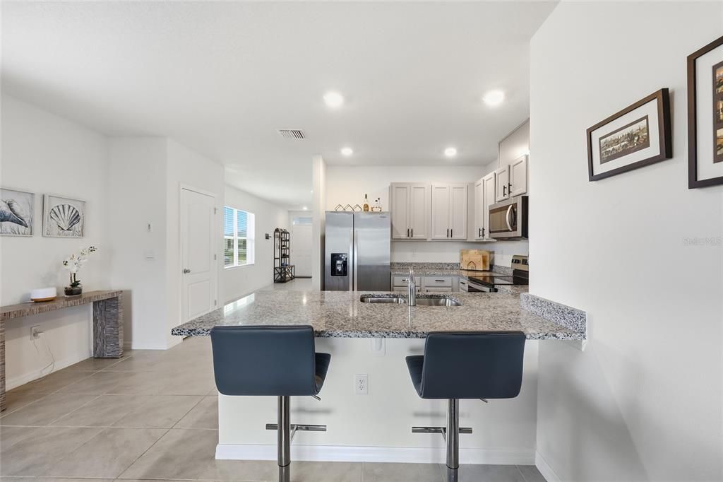 Interior, Kitchen, Recessed Lighting, Stainless Steel Appliances