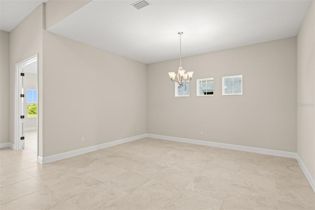 Chandelier, Empty room, Interior
