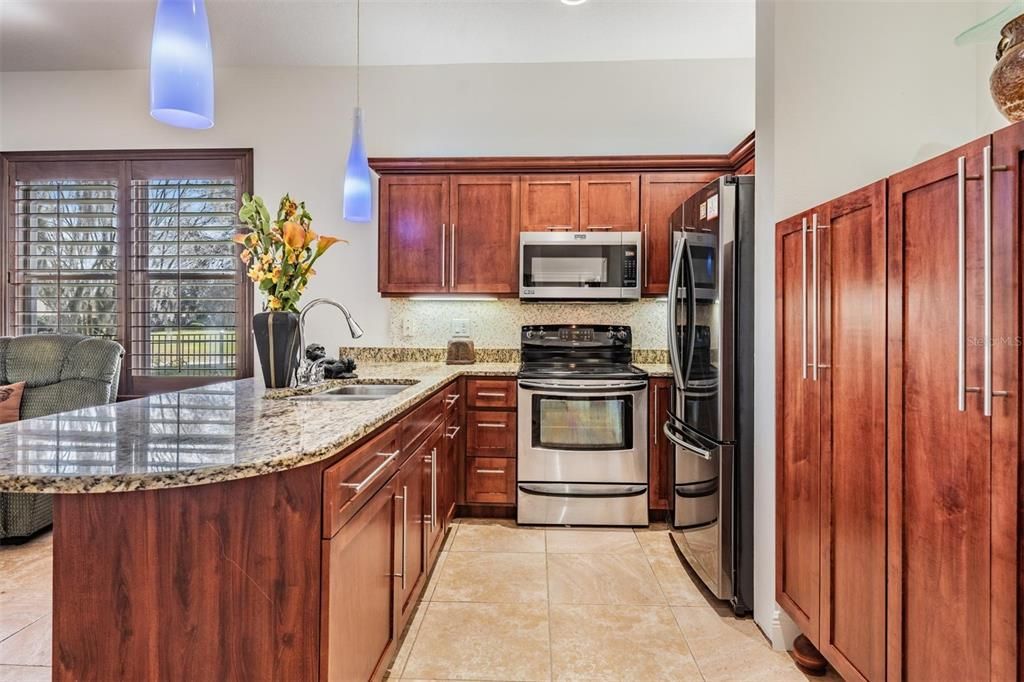 Interior, Kitchen, Pendant Lights, Stainless Steel Appliances