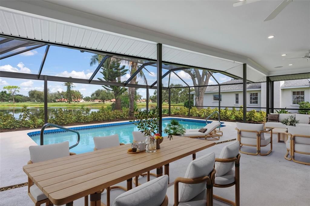 Glass Ceilings, Interior, Pool, Recessed Lighting, Sun Room, Water